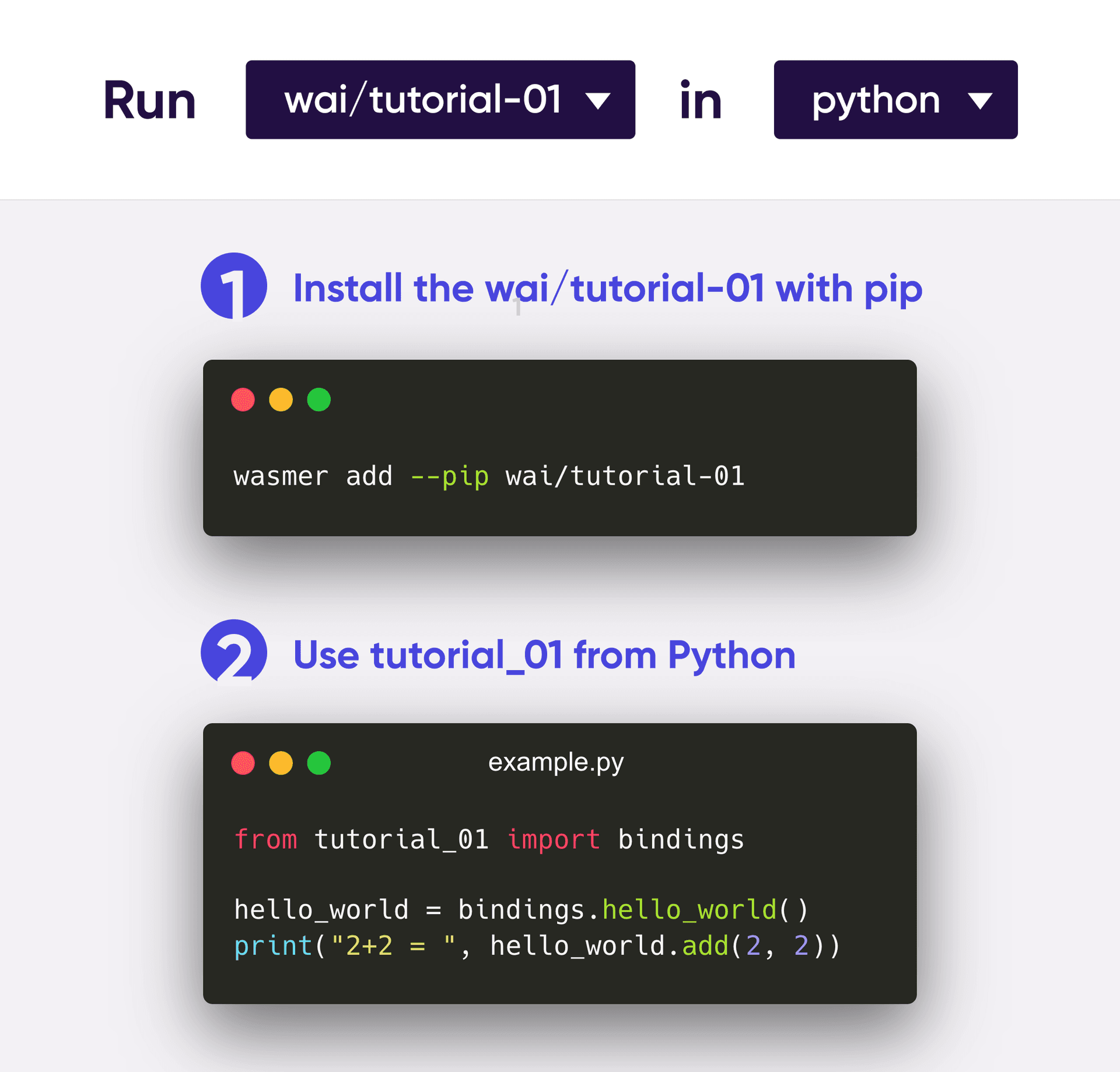 Using WAI