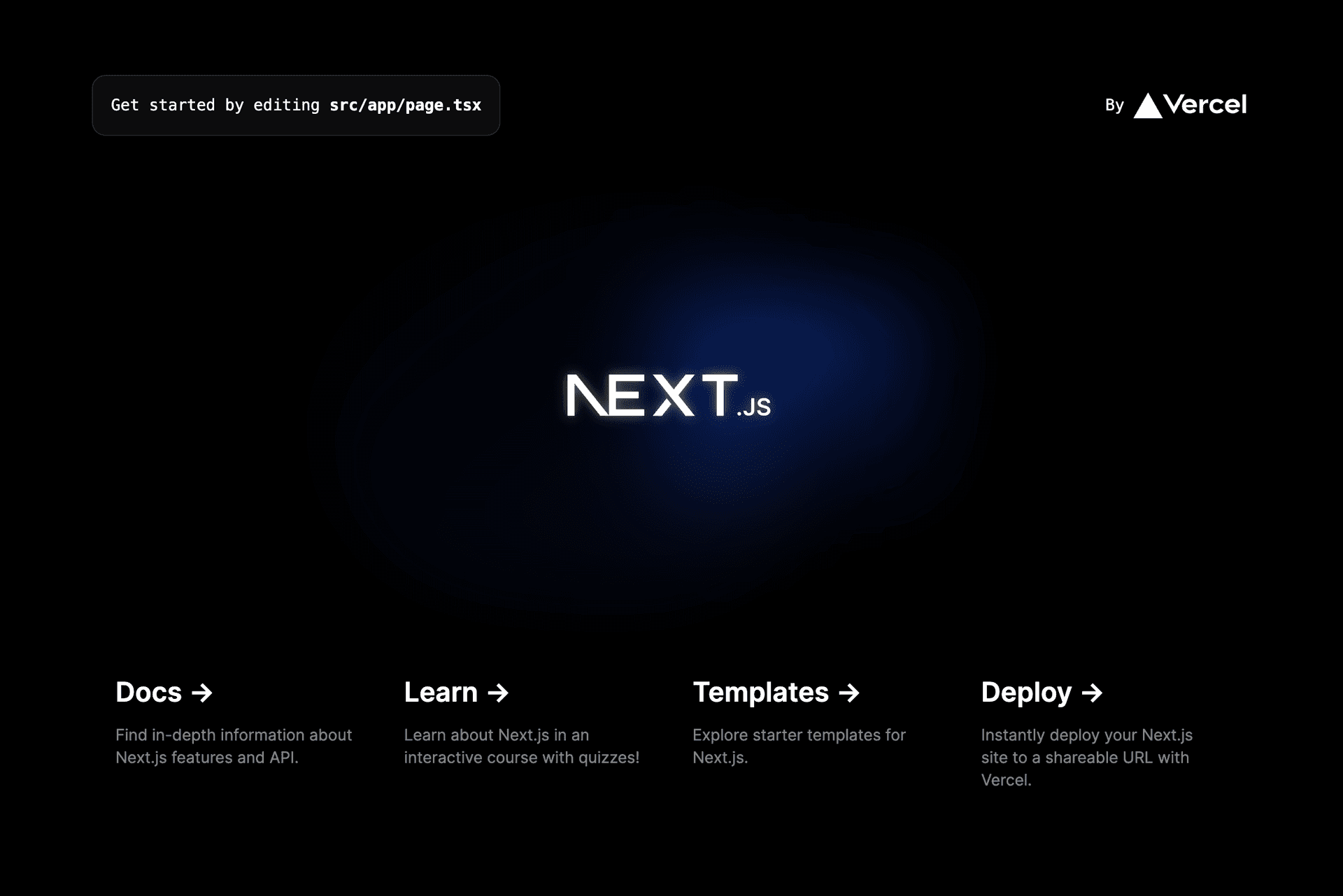 preview of Next.js Static app Starter