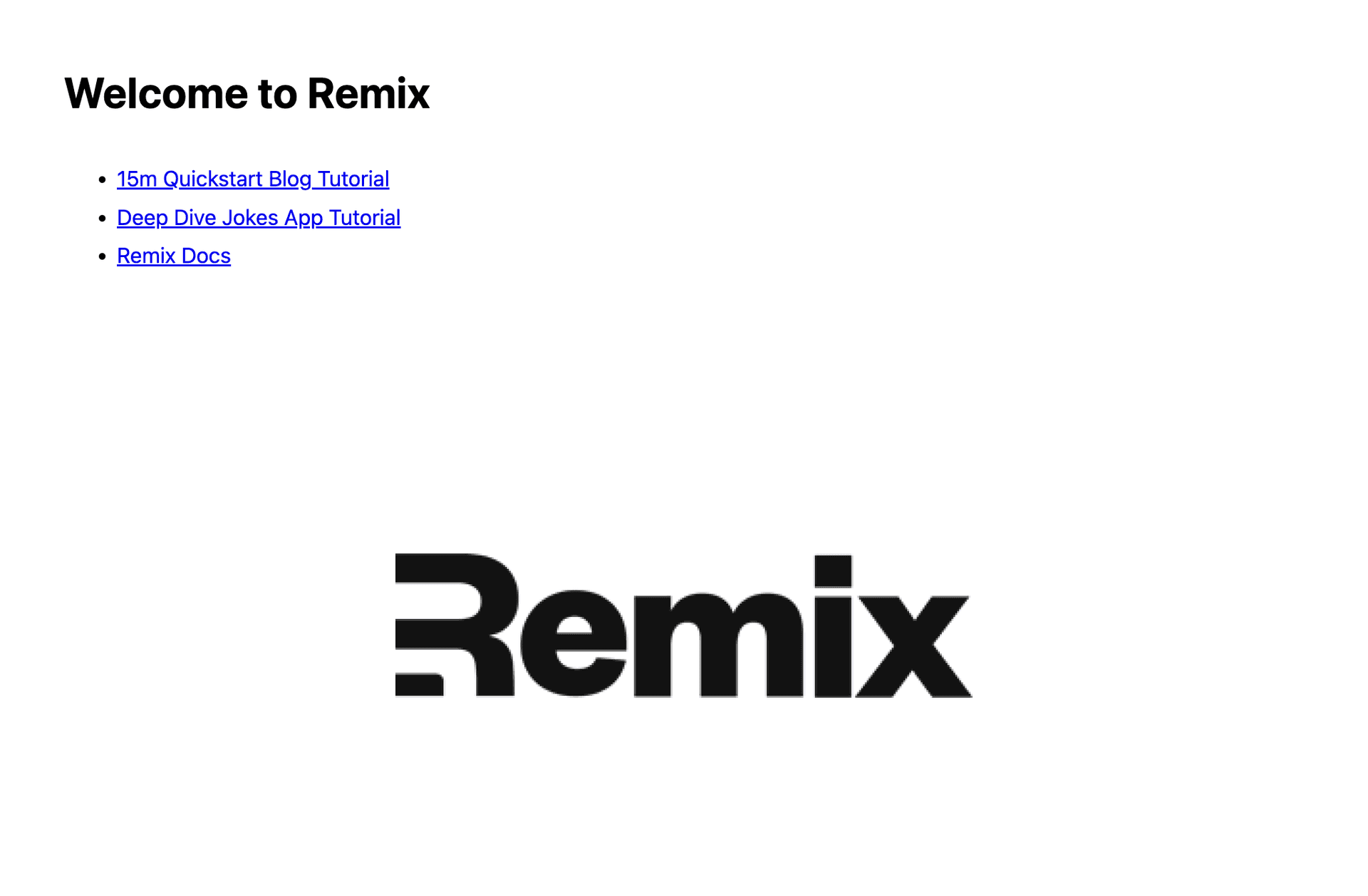 preview of Remix Starter